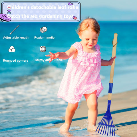 Xifando Leaf and grass debris rake for yard cleanup