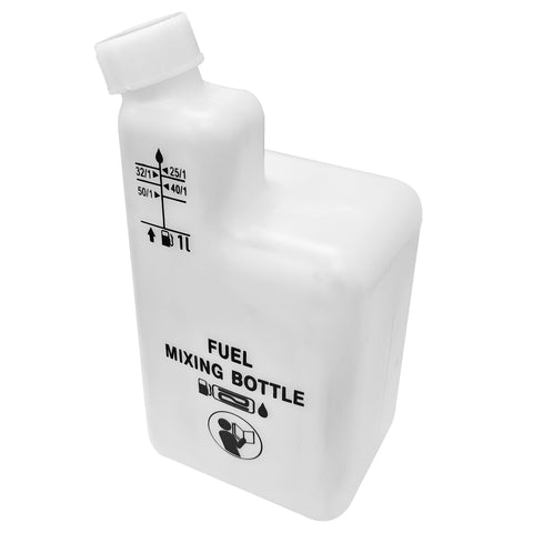 XiHu two-stroke fuel mix bottle pour for smooth, accurate mixing during outdoor maintenance.
