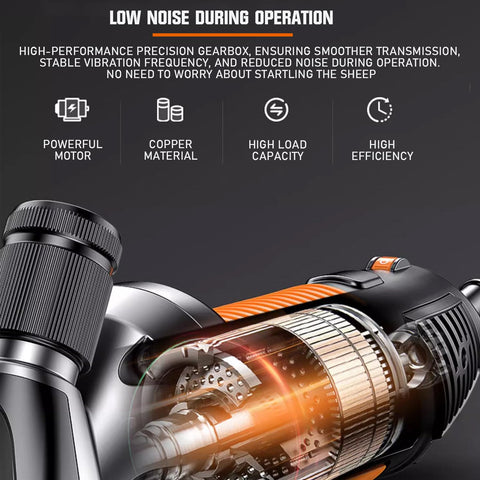 XIIW aluminum head with airflow vents prevents overheating during longer sessions