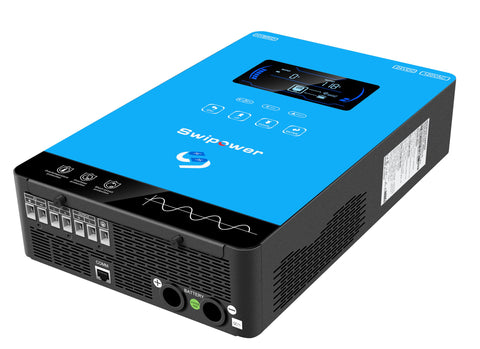 Xijia Hybrid Inverter operates battery-free with solar input during daytime.