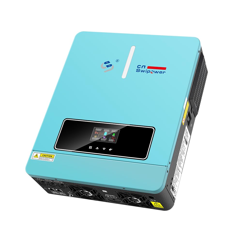 Xijia hybrid inverter front LCD displays status for easy monitoring