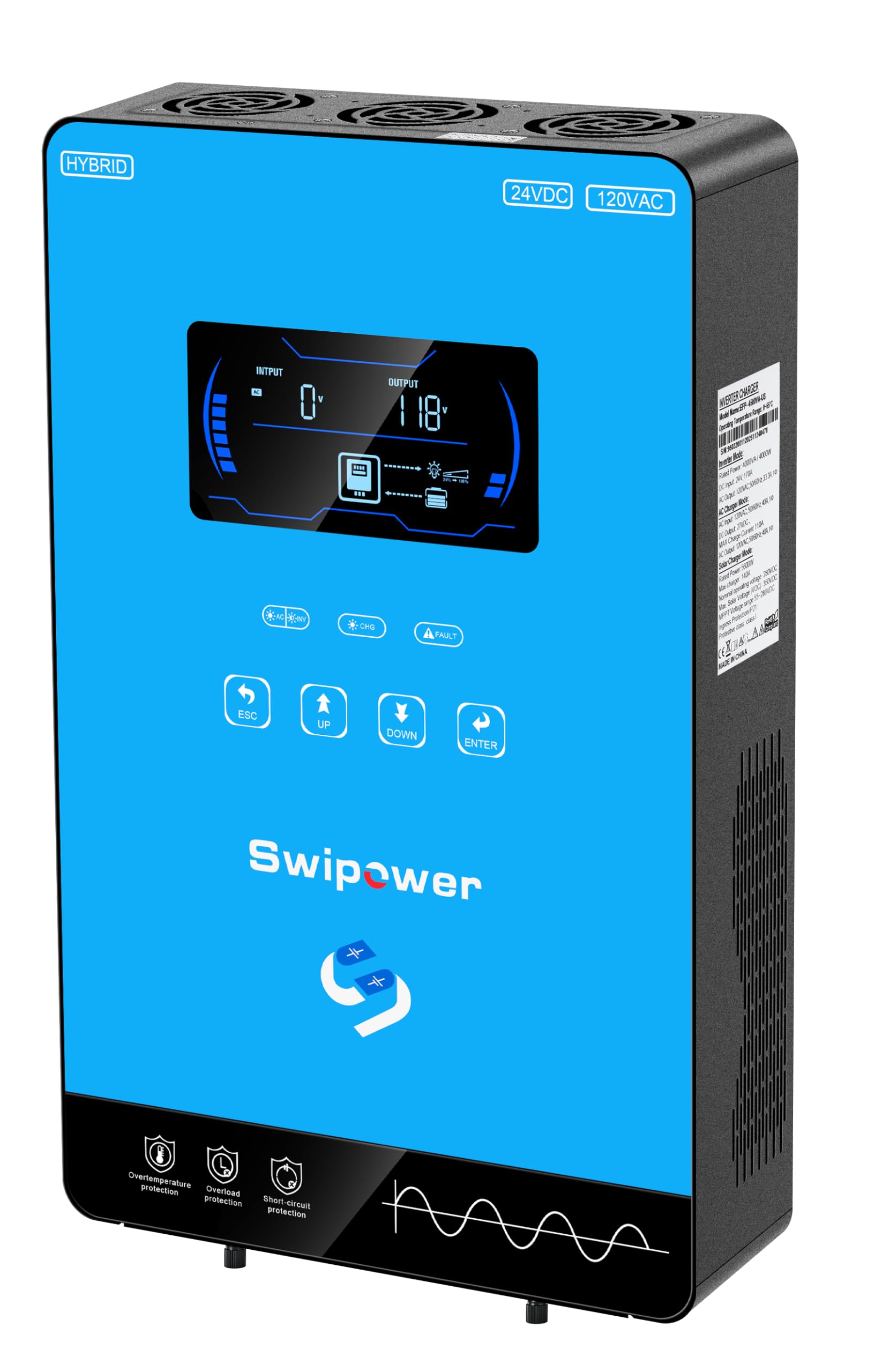 Xijia Hybrid Inverter supports smart power management for flexible energy priority.