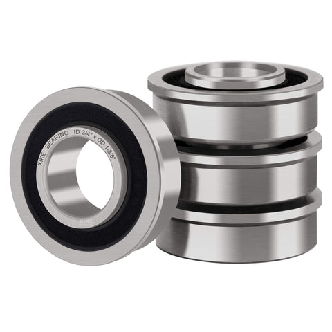 XIKE chrome steel bearing close-up emphasizing rugged construction