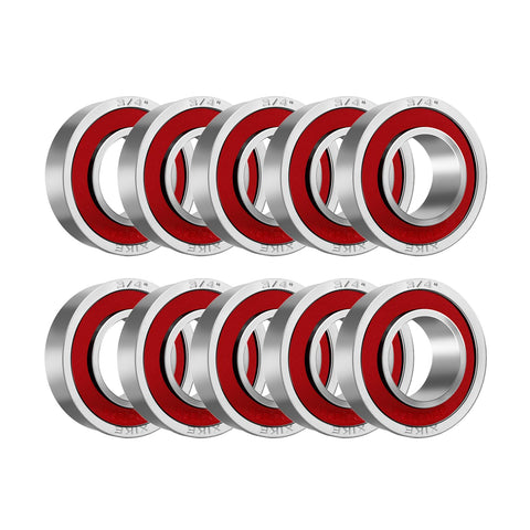 XIKE bearing on mower wheel demonstrates smooth rotation and reduced friction