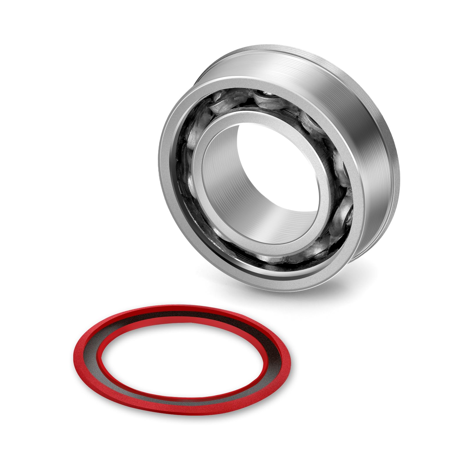 XIKE galvanized carbon steel bearing ready for heavy duty garden and workshop use