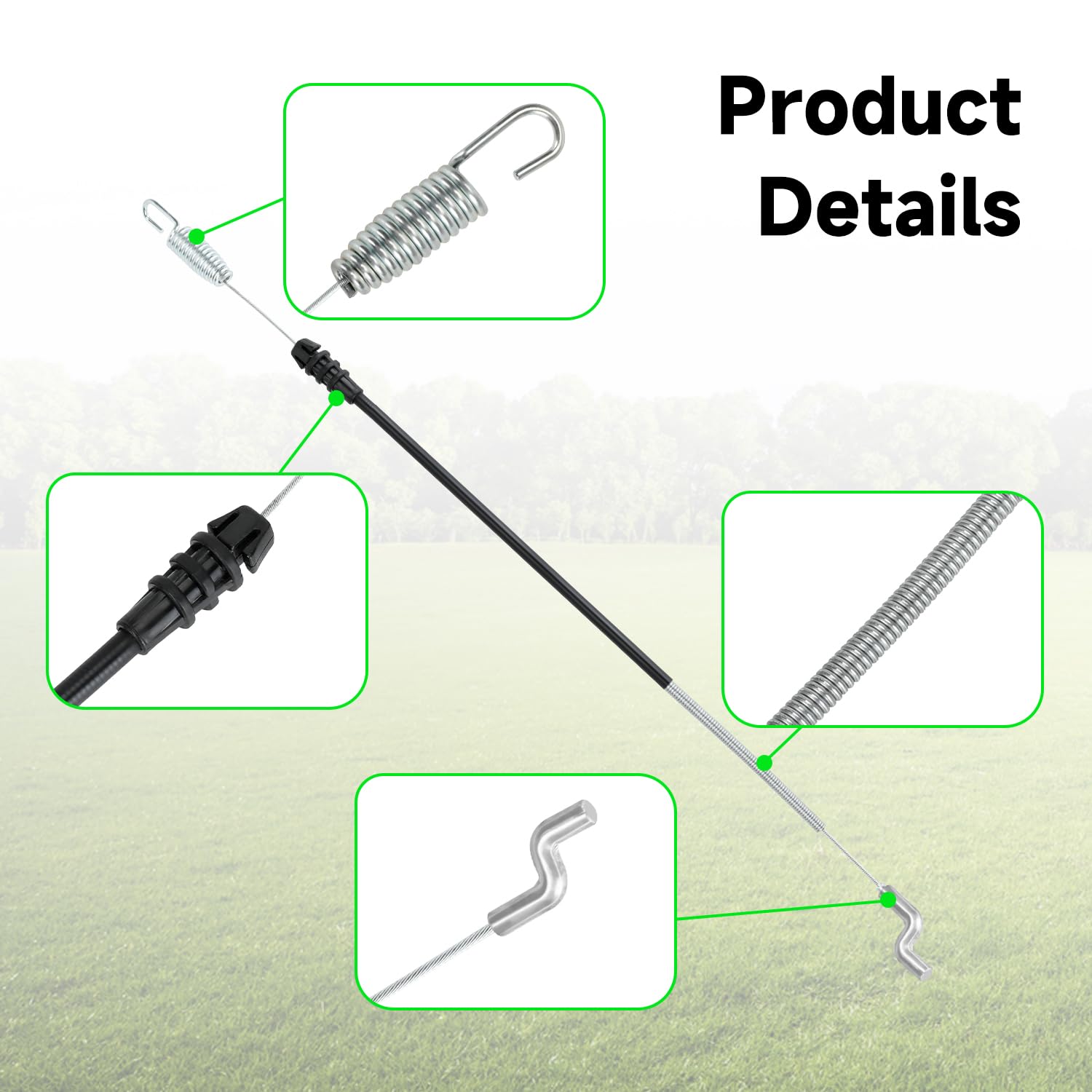 XIKOBY 105-1845 installed on a mower, improved drive control in action.
