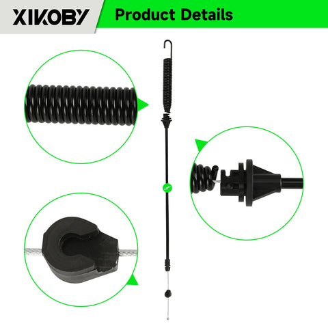 XIKOBY 45-inch cable length provides straightforward replacement for 42-inch decks.