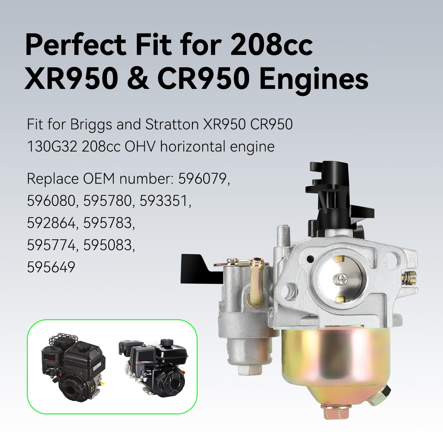 XIKOBY air filter protects the carburetor and engine longevity