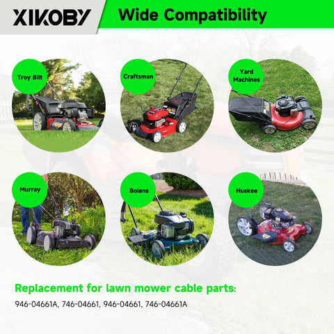 XIKOBY kit includes zip ties to secure the cable during installation.