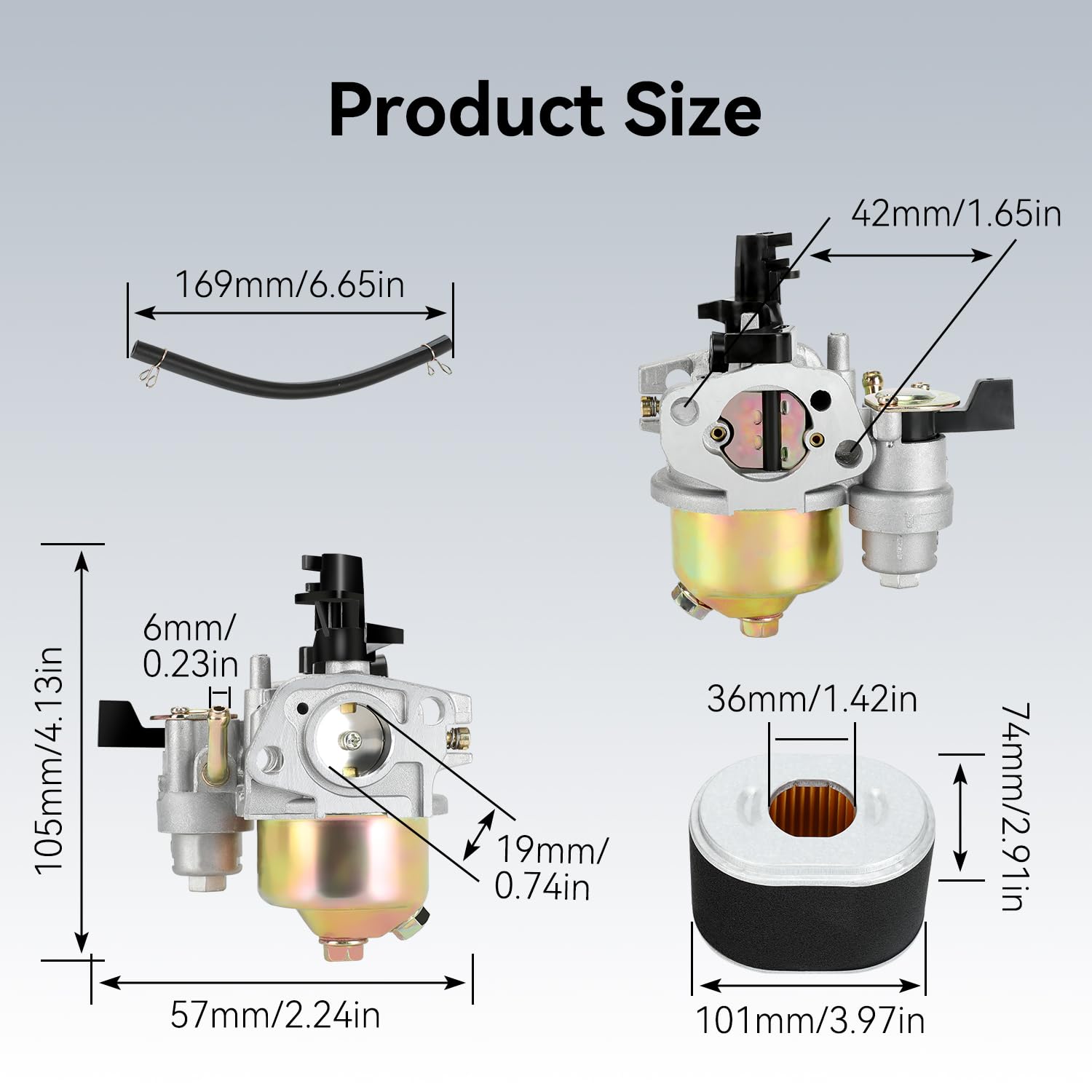 XIKOBY CR950 spark plugs included for quick startup