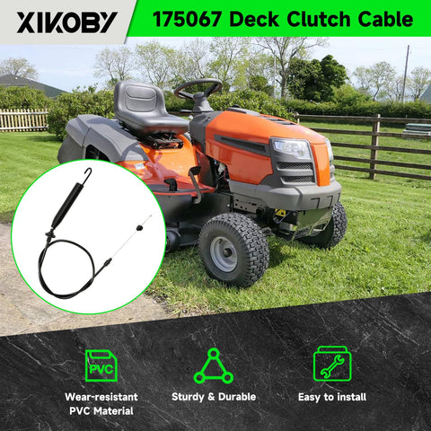 XIKOBY deck clutch cable installation image, easy swap for LT1000/LT2000 models.
