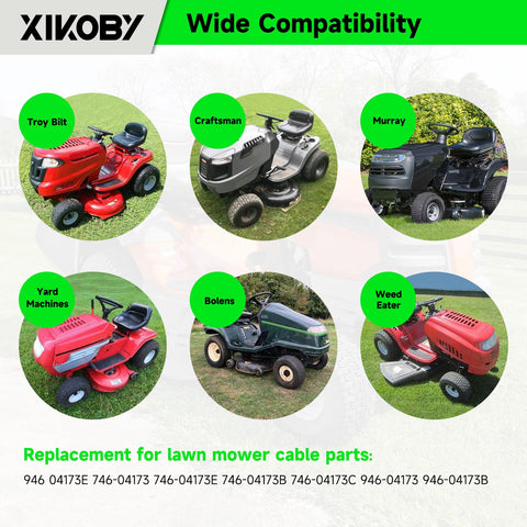 Inner wire length 56 inches with 39 inch conduit supports varied mower layouts