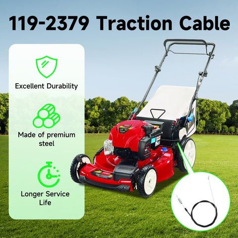 XIKOBY drive control cable 290-945 durable performance during mowing