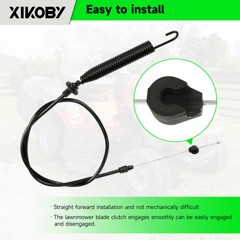 XIKOBY easy-engagement deck cable enables smoother clutch action.