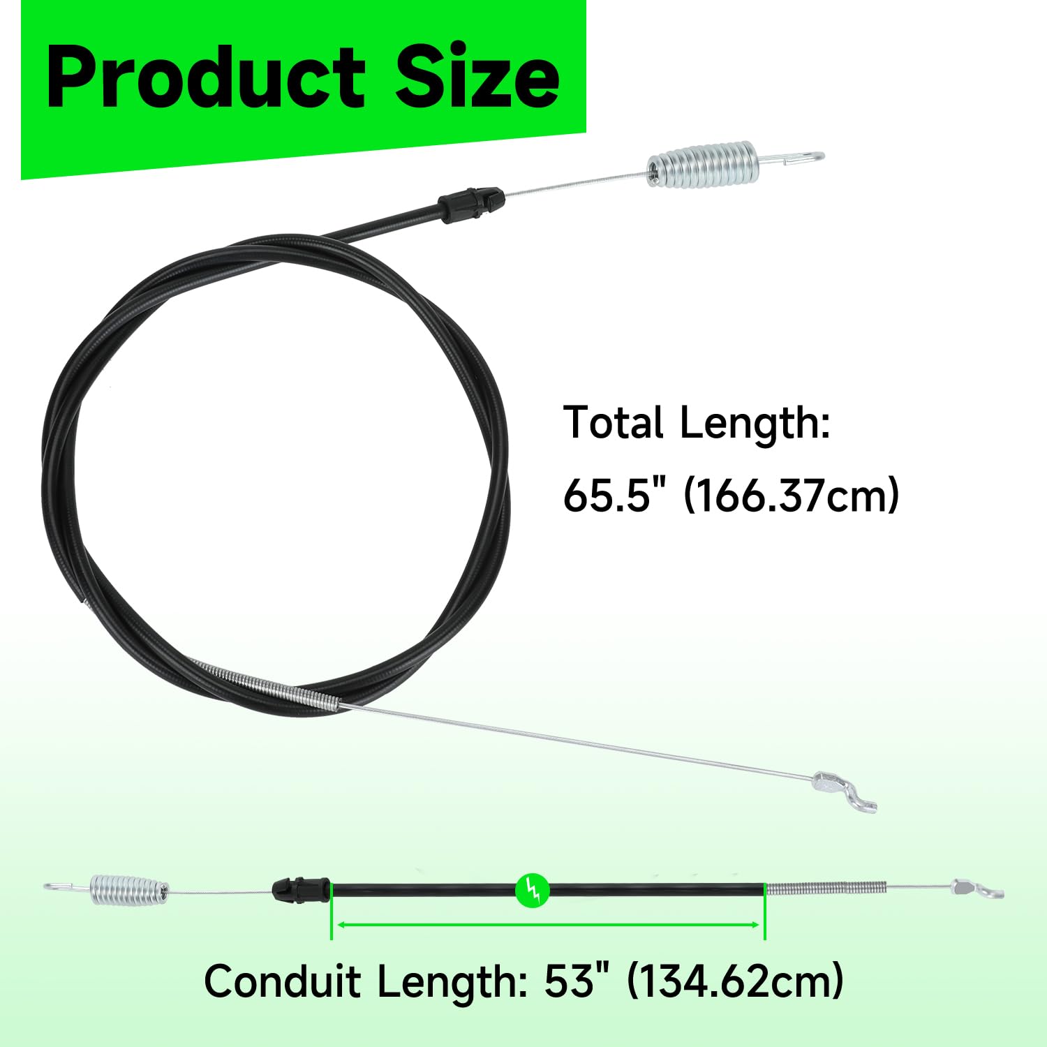 XIKOBY Toro recycler 22 inch cable for mowers improves engagement and control