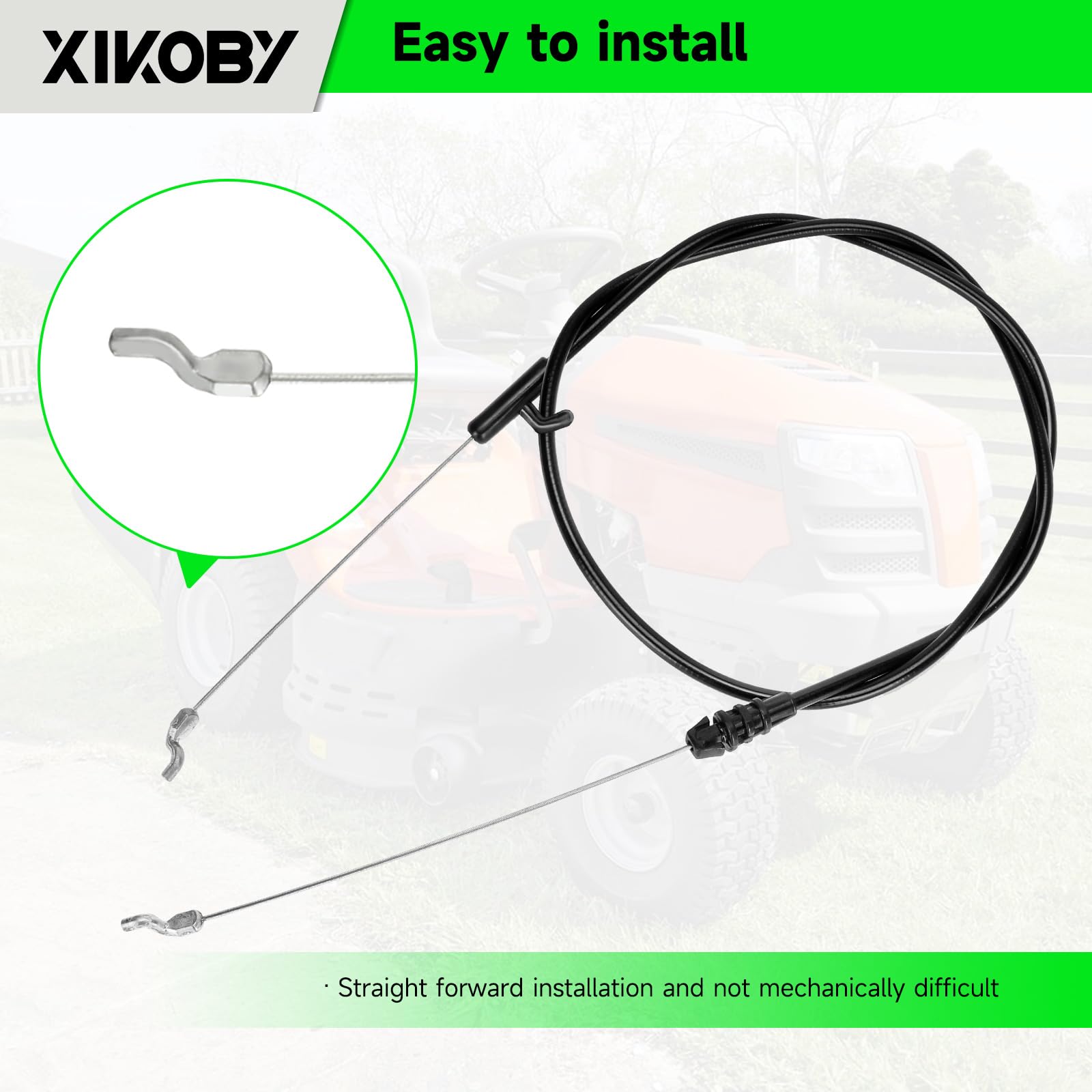 XIKOBY Z-type ends designed for straightforward mounting on compatible mowers.