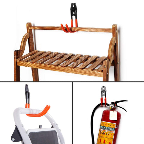 Xilaxila cast iron hanger delivers durable outdoor hose storage.