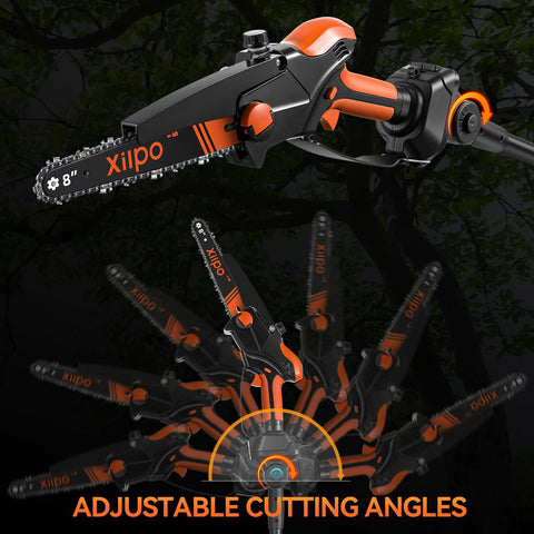 Xilpo automatic oiling system maintains consistent chain lubrication during use.