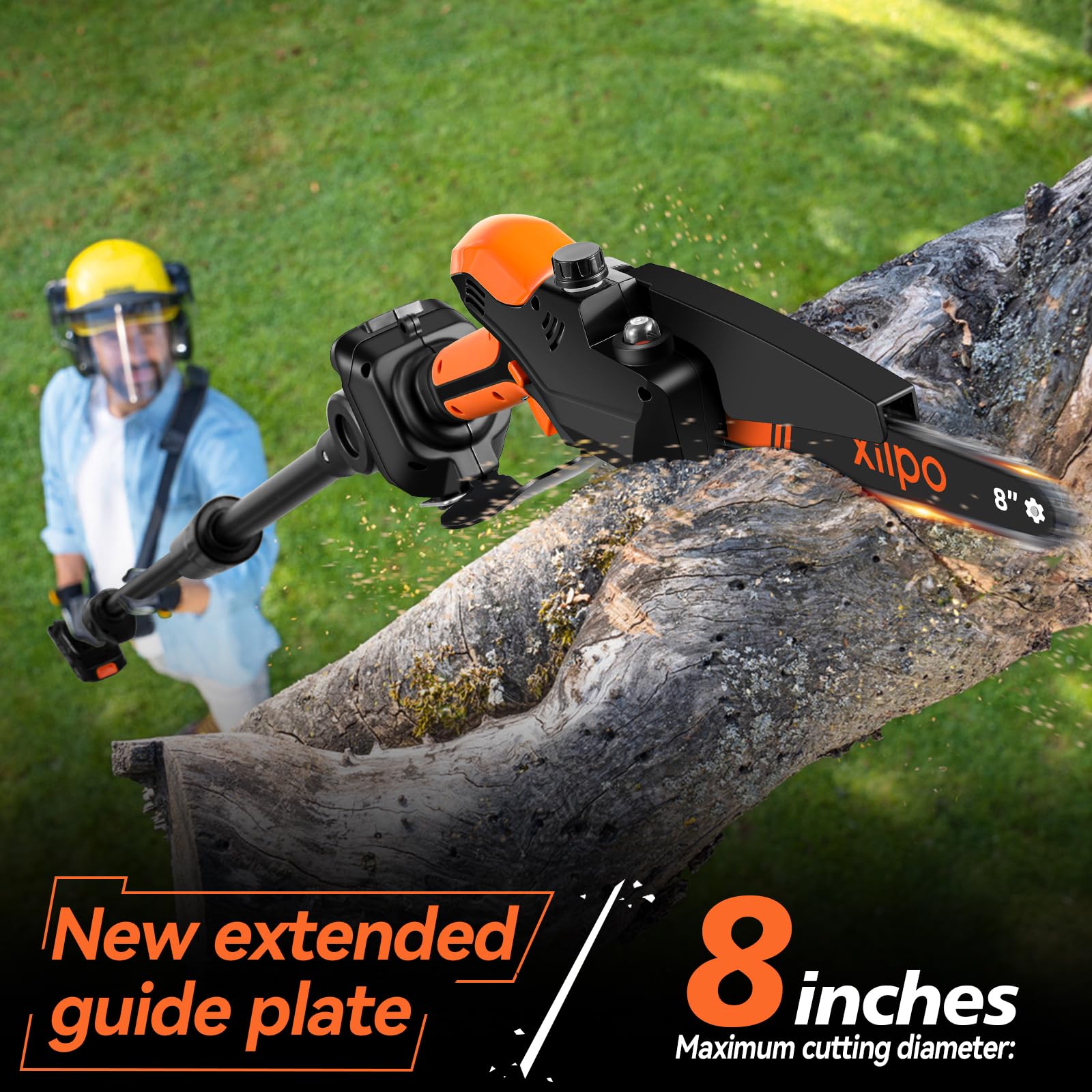 Xilpo lightweight design with shoulder strap reduces hand and arm fatigue.