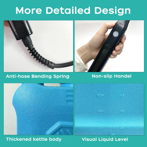XILVYUAN adjustable shoulder strap keeps spraying comfortable during long sessions