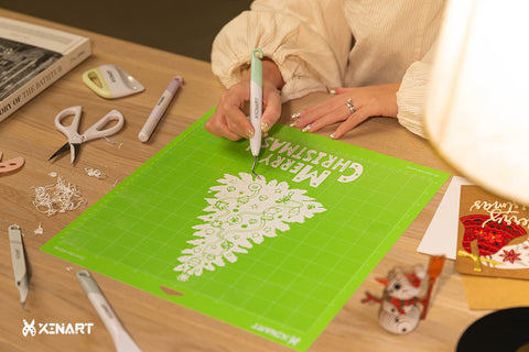 Xinart vinyl weeding tools set ergonomic handle offers a comfortable grip for long sessions.