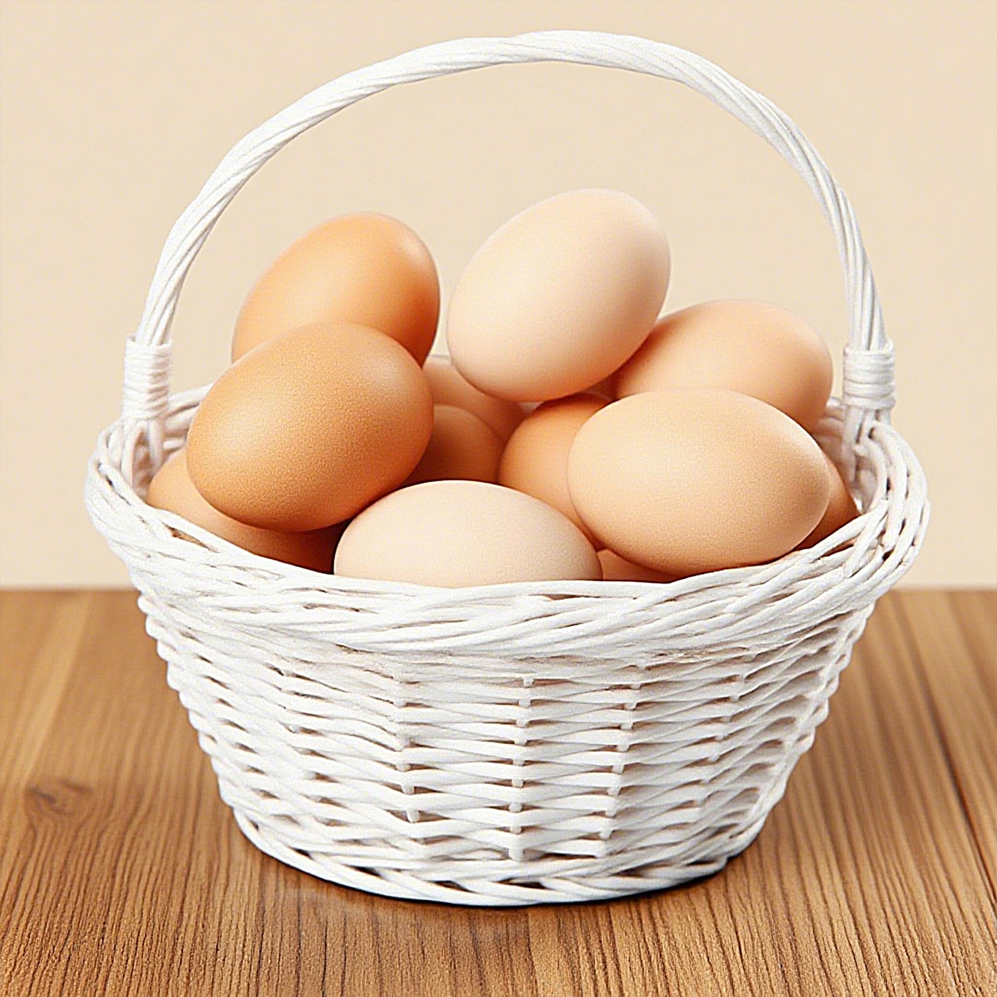 XINFEIBEI wooden eggs offer multi use for decor and coop management