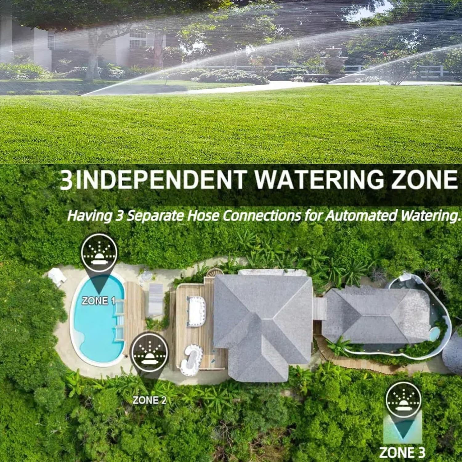 XinFuture tool-free installation on a three-quarter faucet