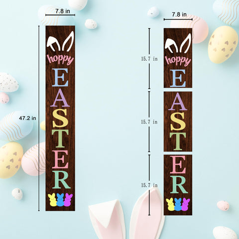 Xinglunla Bunny welcome sign outdoor display adds garden charm