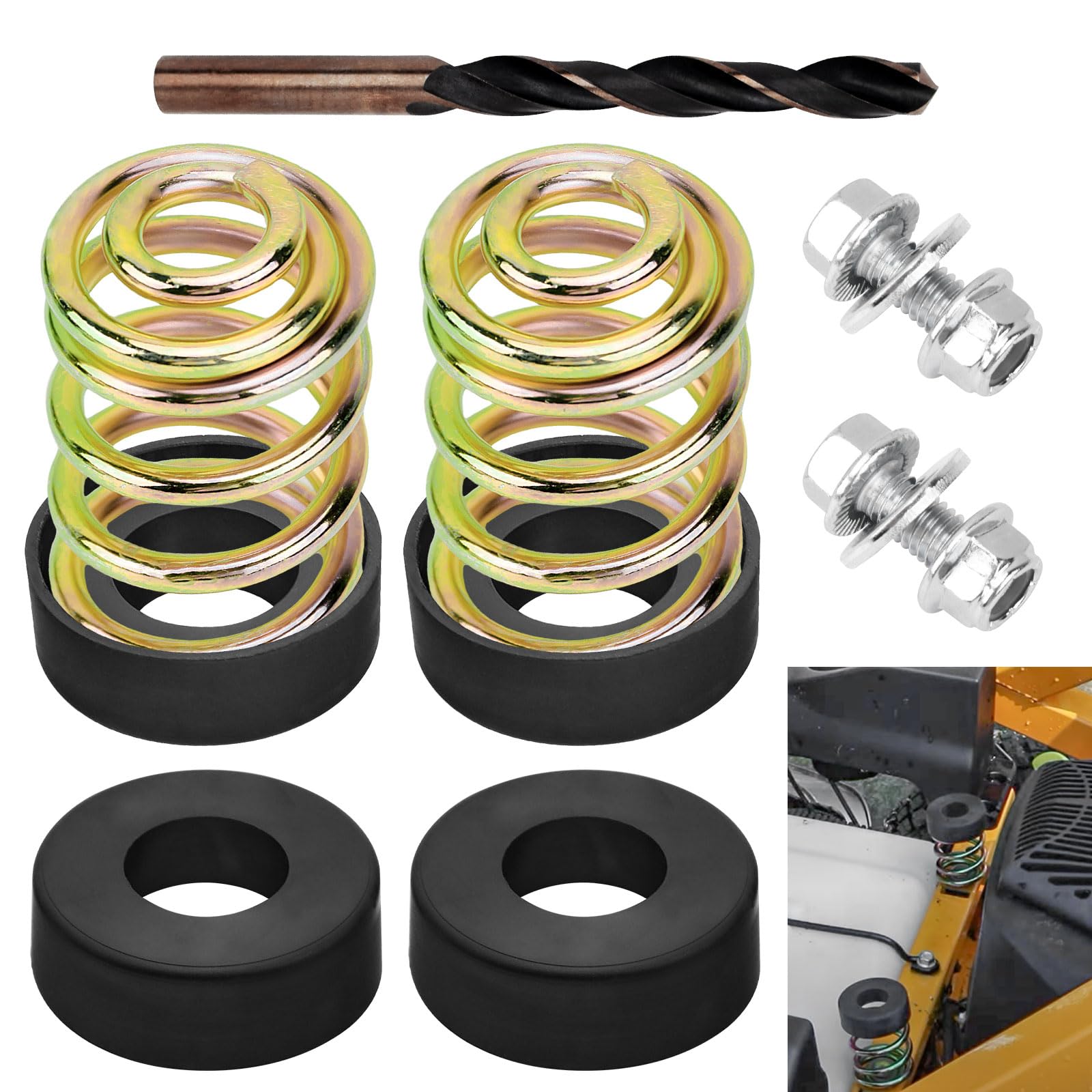XINKE 283516 compression seat spring delivers smoother ride and vibration dampening.