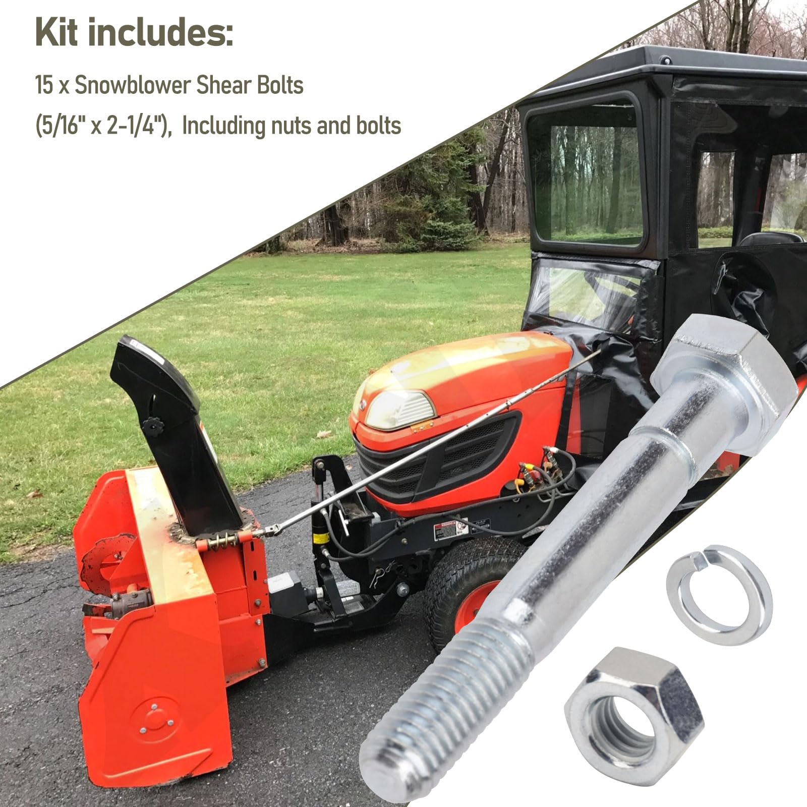 XINKE drive train protection through shear bolts image