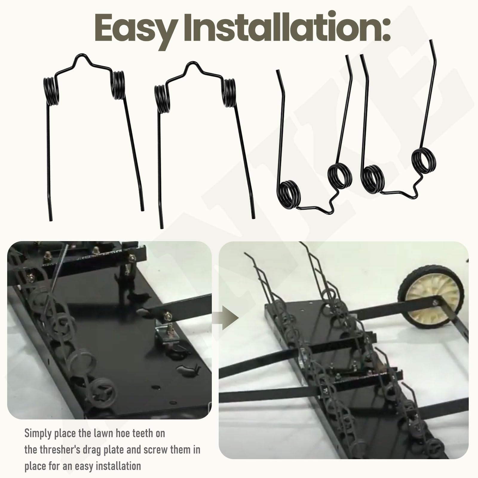 XINKE easy-install dethatcher teeth for quick replacement and reliable lawn care.