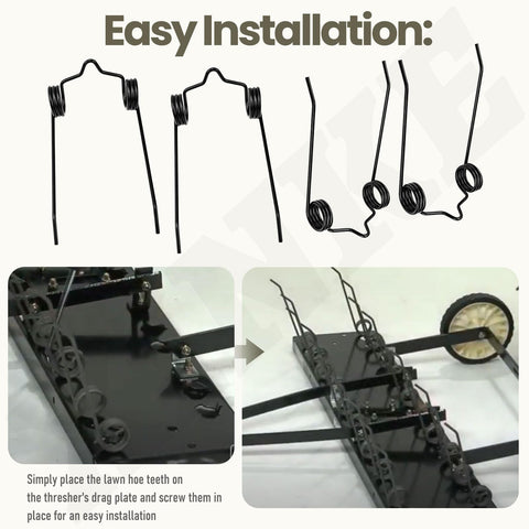 XINKE easy-install dethatcher teeth for quick replacement and reliable lawn care.