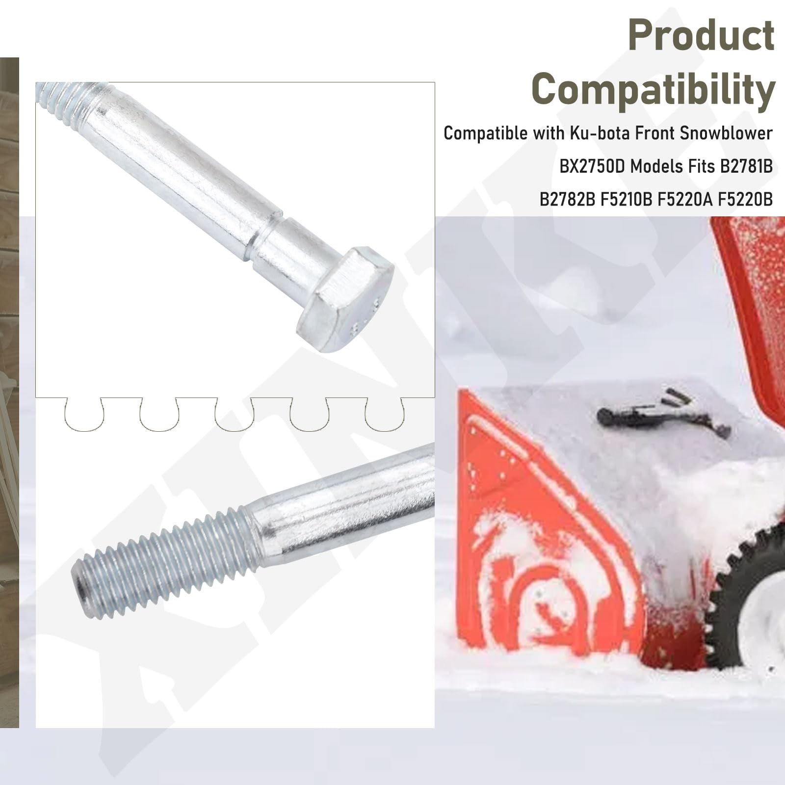 XINKE BX2750D front snowblower compatibility image