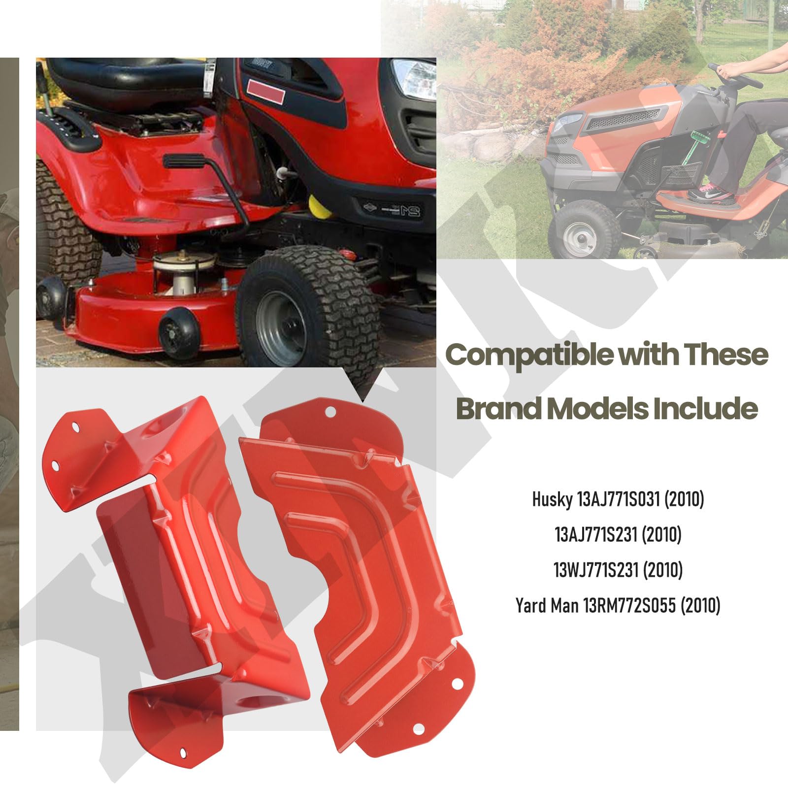 XINKE belt guard supports spindle area during mowing to reduce wear