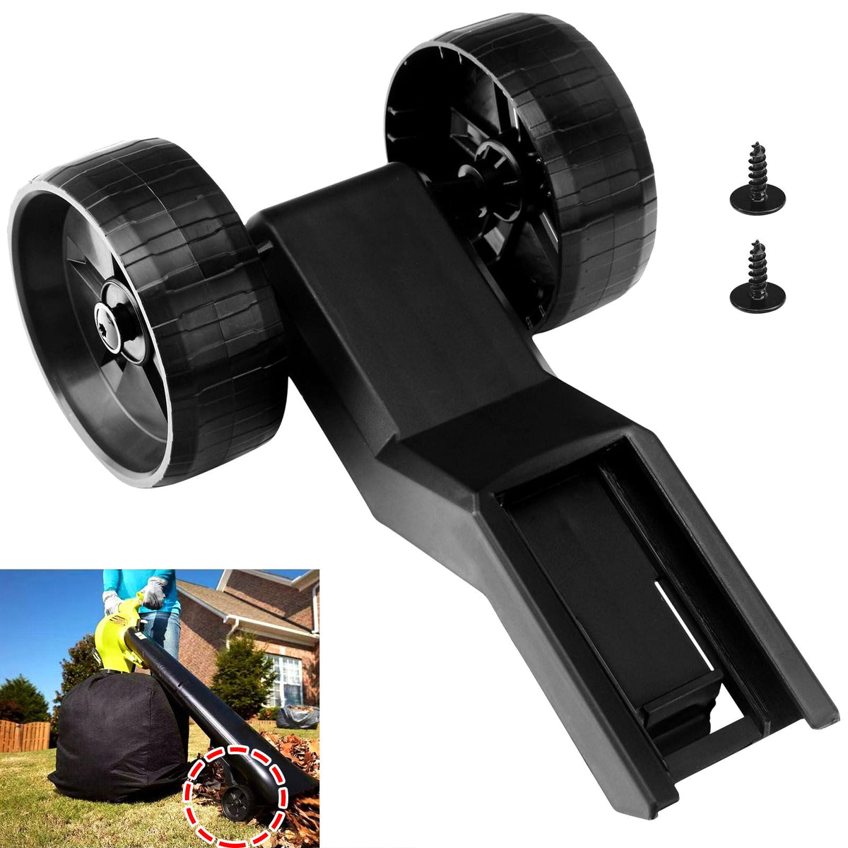 XINKE wheel assembly for Ryobi Vac Attack enhances maneuverability