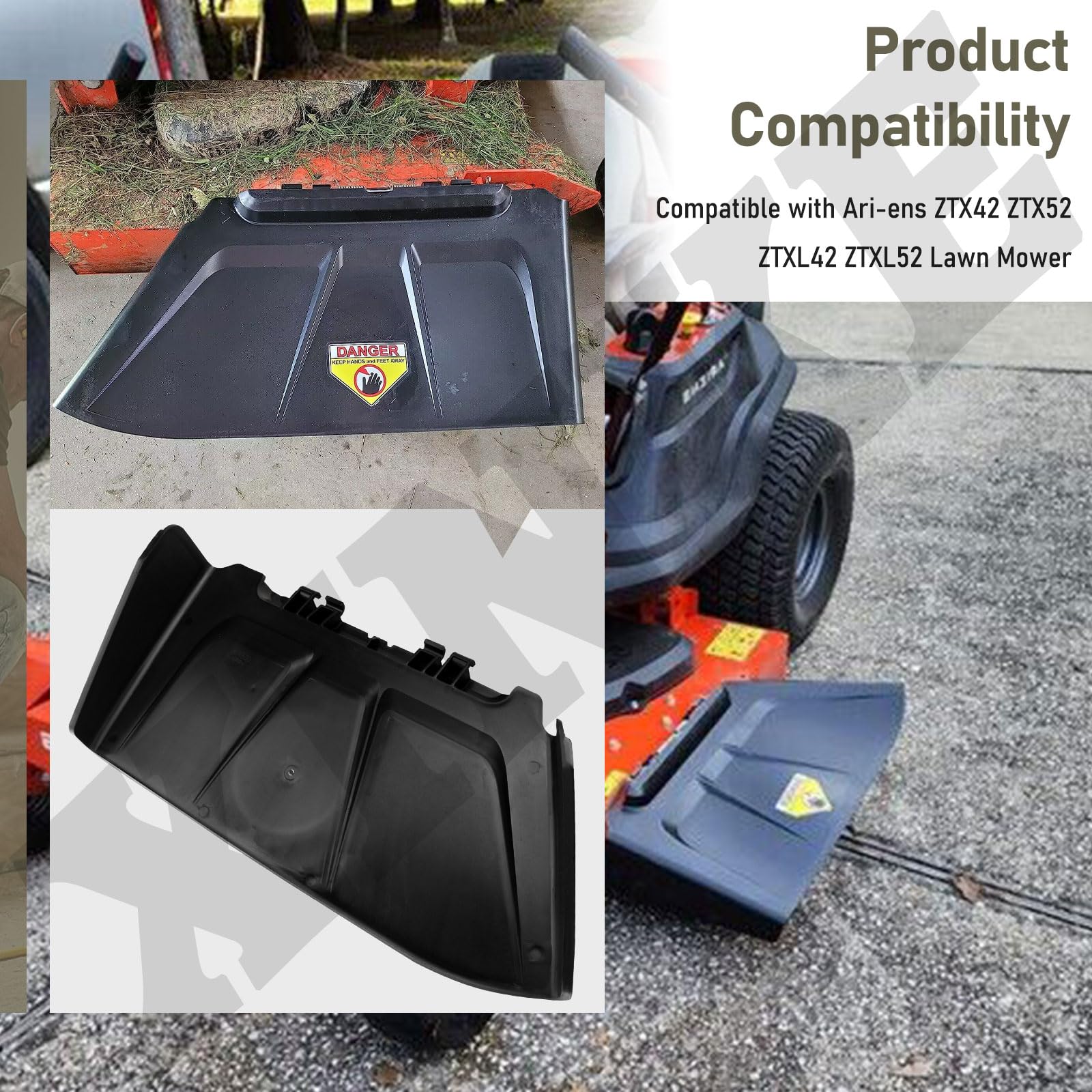 XINKE side discharge chute for Gravely ZT XL52 provides durable materials for everyday use.