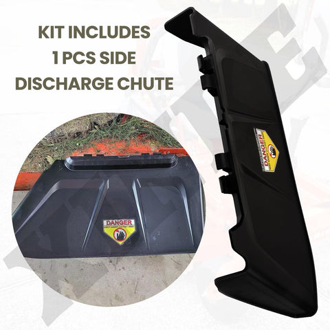 XINKE side discharge chute for Gravely ZTX60 delivers robust design for debris management.