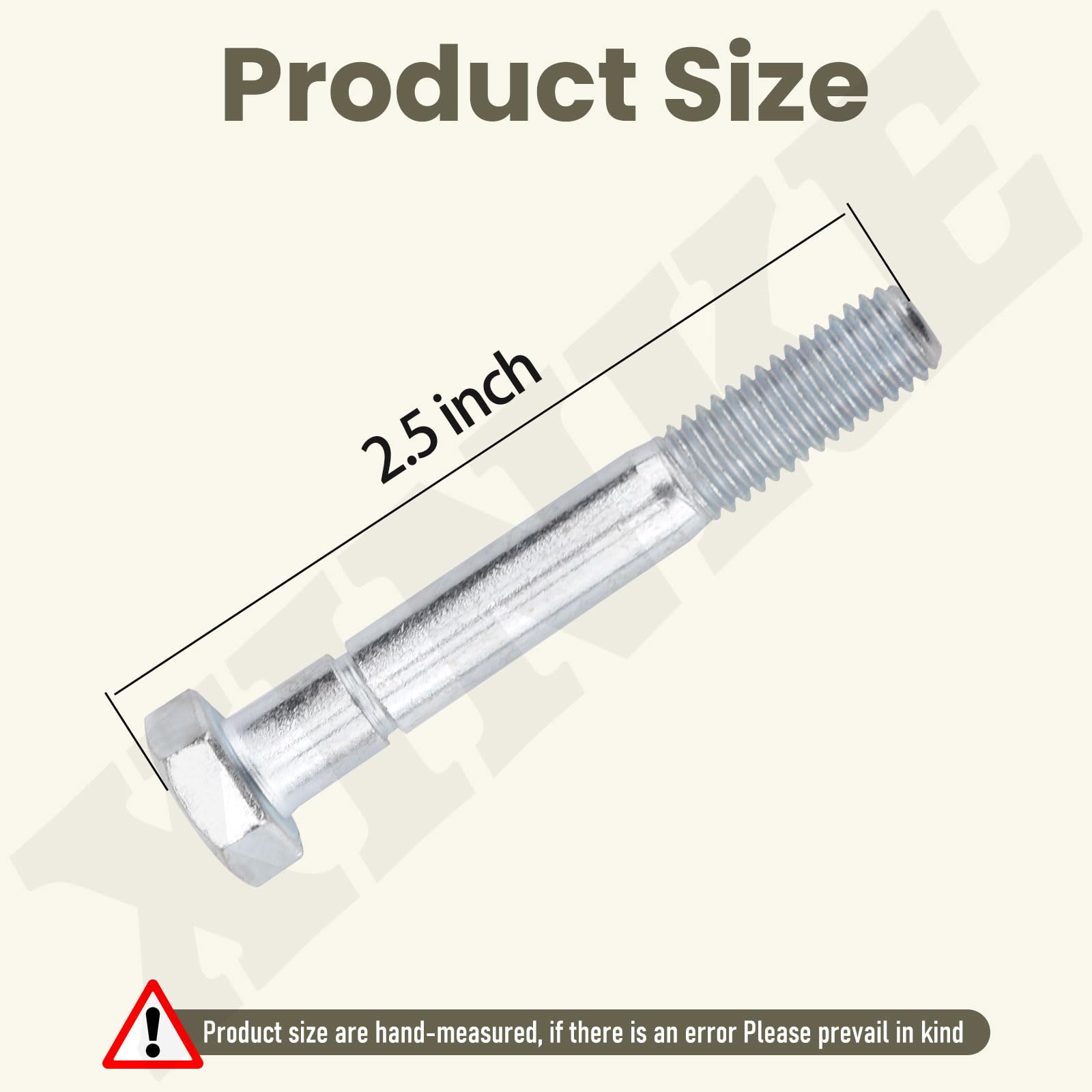XINKE bolts and nuts included for fast snowblower maintenance