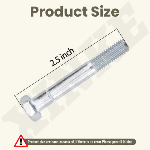 XINKE bolts and nuts included for fast snowblower maintenance