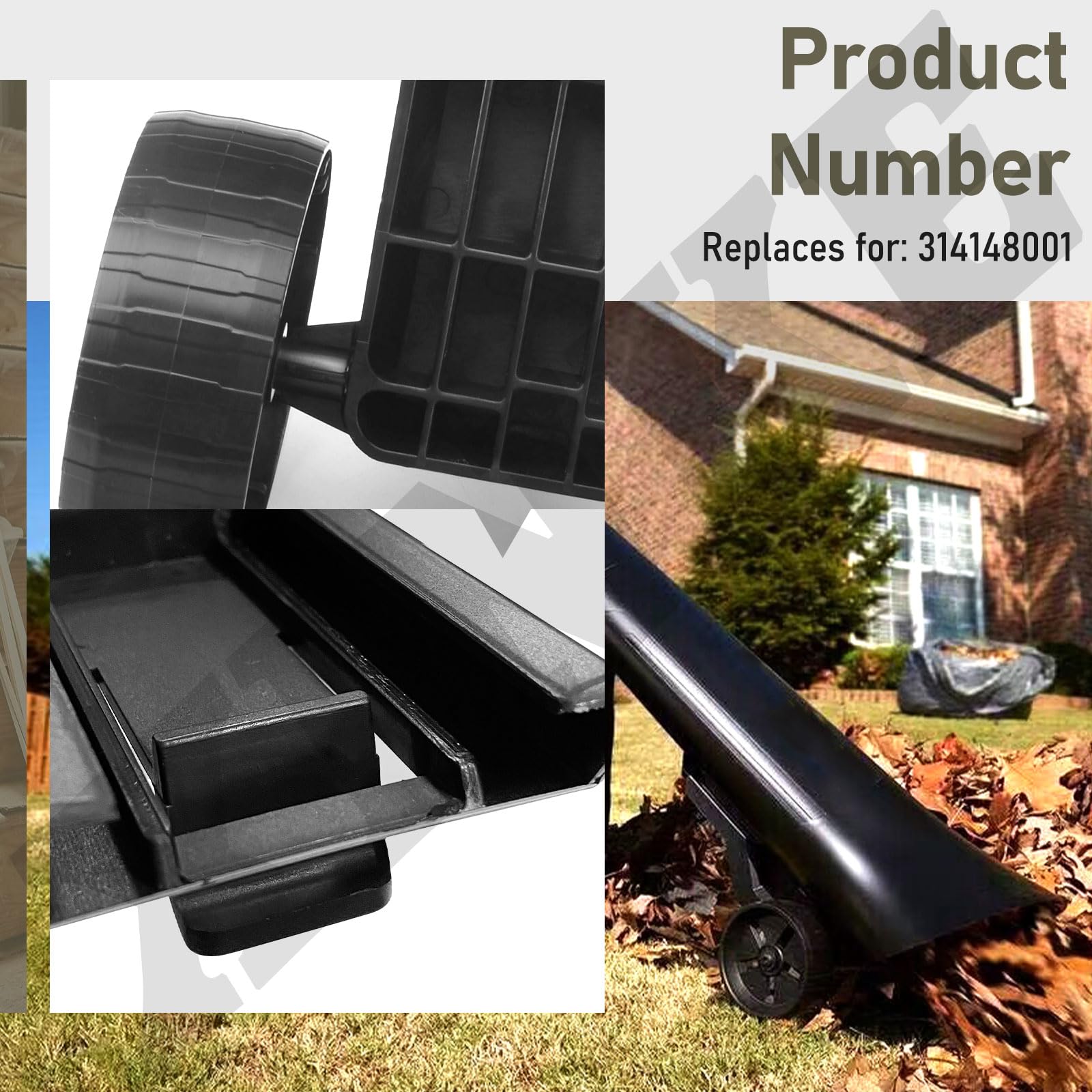 XINKE wheel kit includes two screws for quick installation