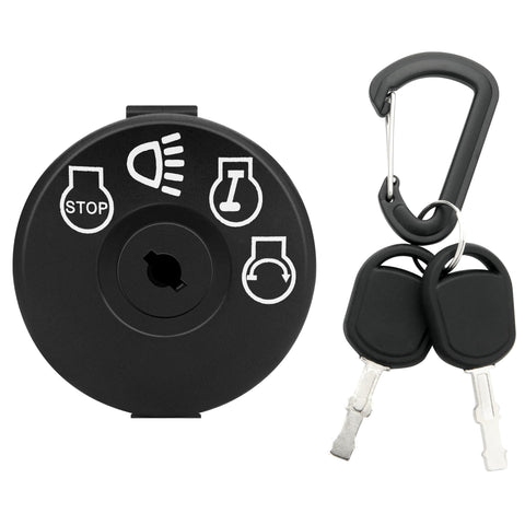 XINRINTONG ignition switch front view shows four-position design for smooth mower startup