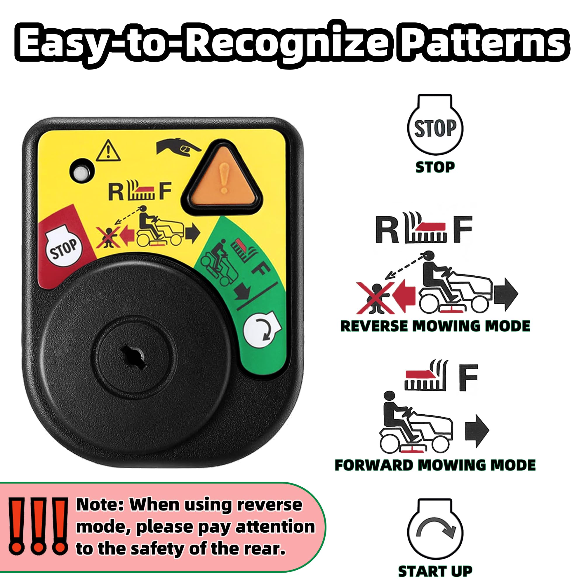 XINRINTONG ignition switch for MTD Craftsman T1200 ensures compatible replacement.