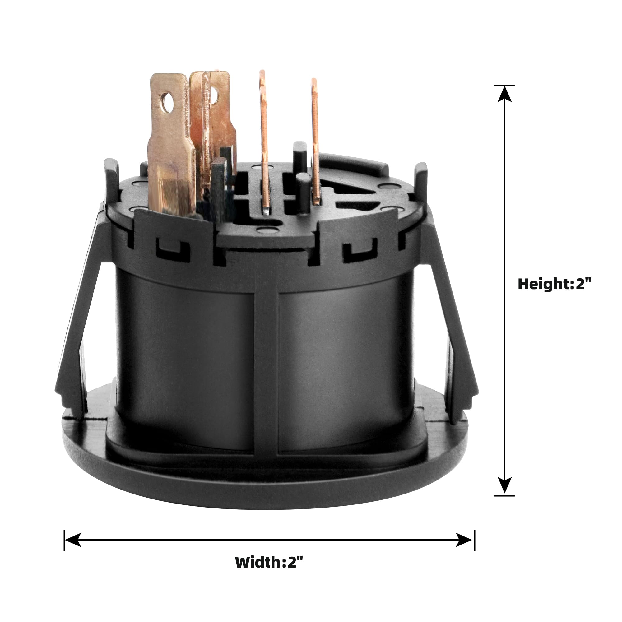 XINRINTONG ignition switch package includes keys and mounting ring.