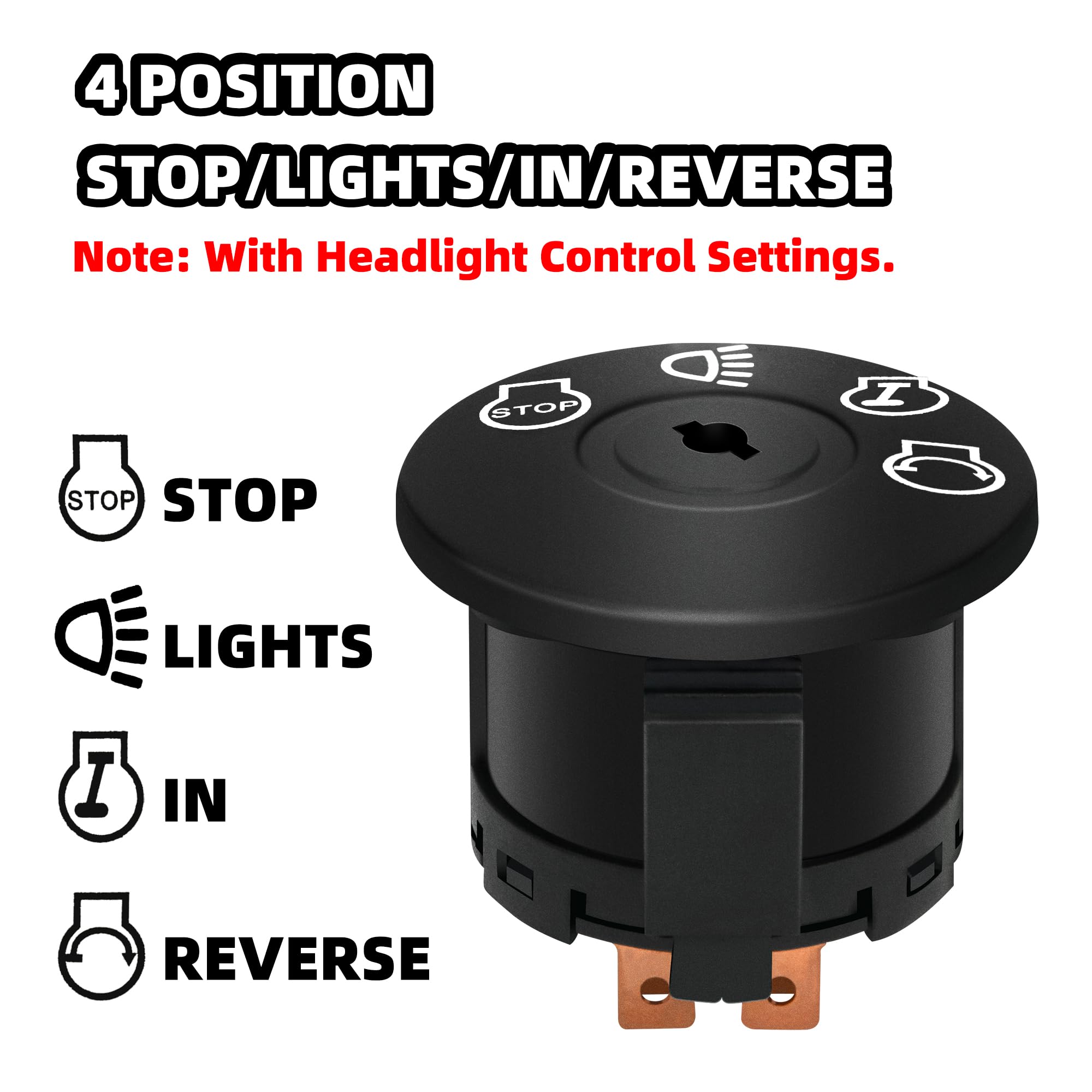 XINRINTONG packaging includes mounting ring and key rings for fast installation