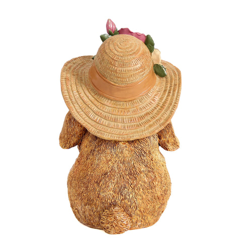 Xintim gift-ready bunny statue suitable for Easter or Mother's Day.