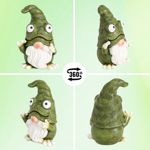 Xintim yard gnome for lawn centerpiece and patio display.