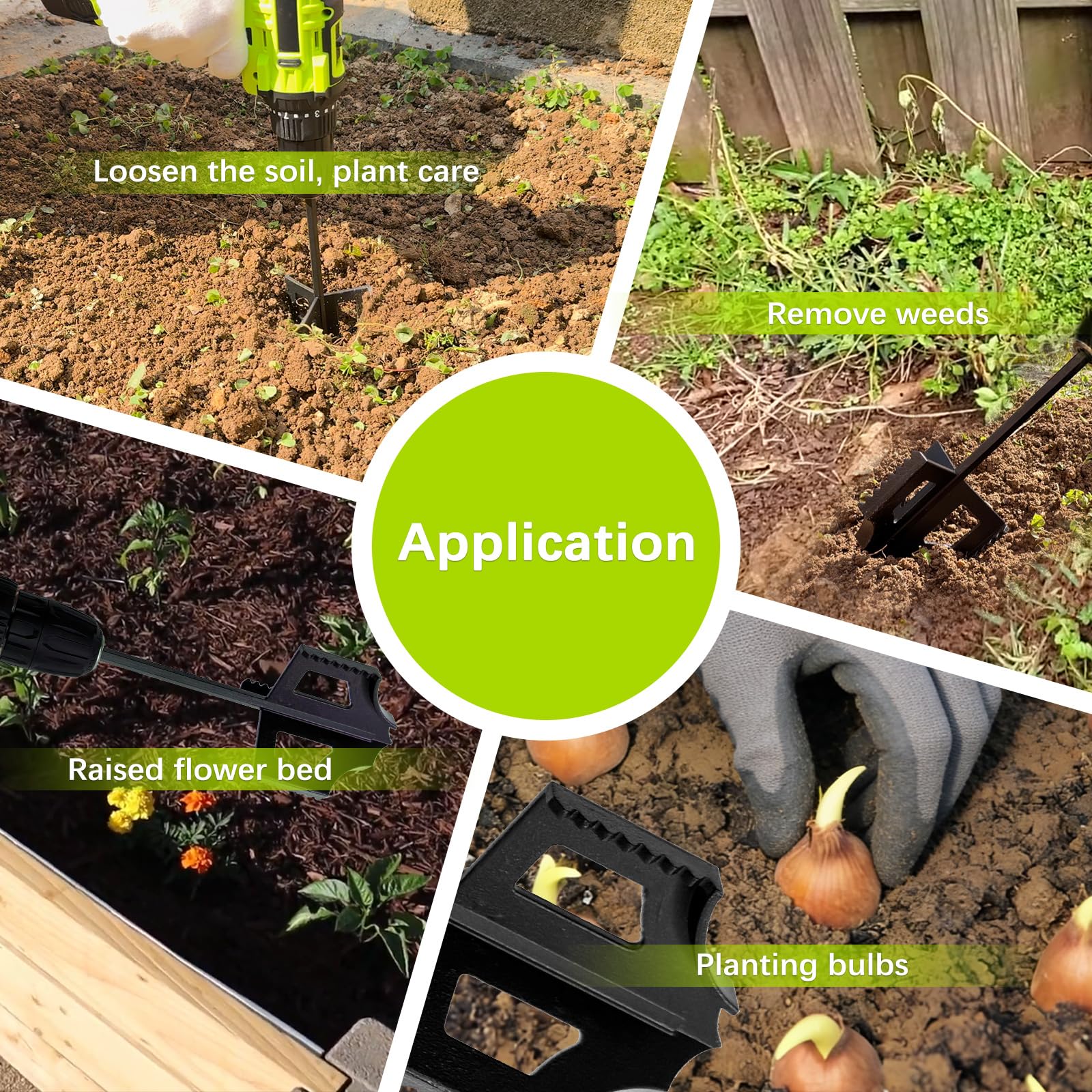 Xintre easy soil mixing in garden for efficient gardening tasks.