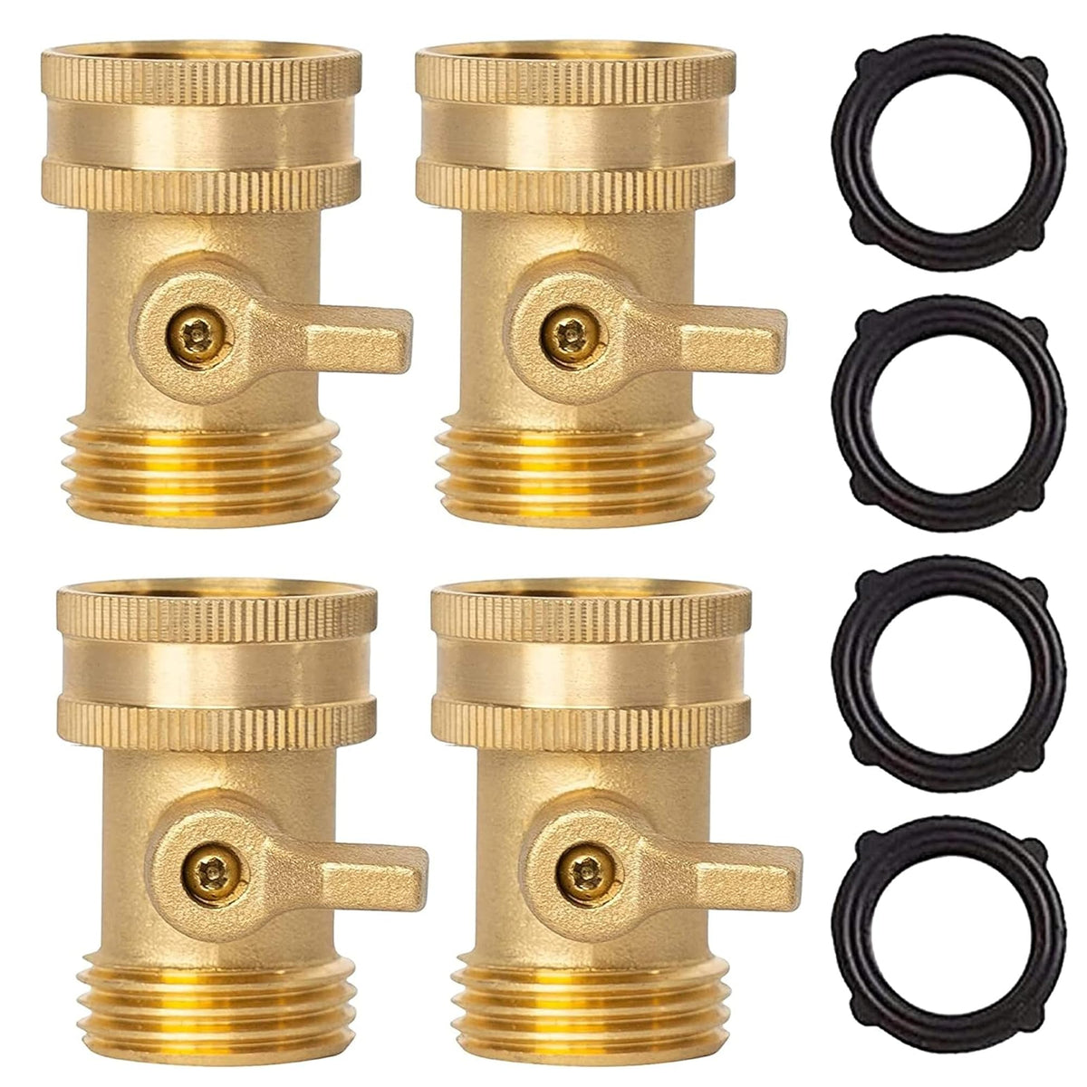 Xiny Tool brass valve body close-up showing solid construction for durable outdoor use.