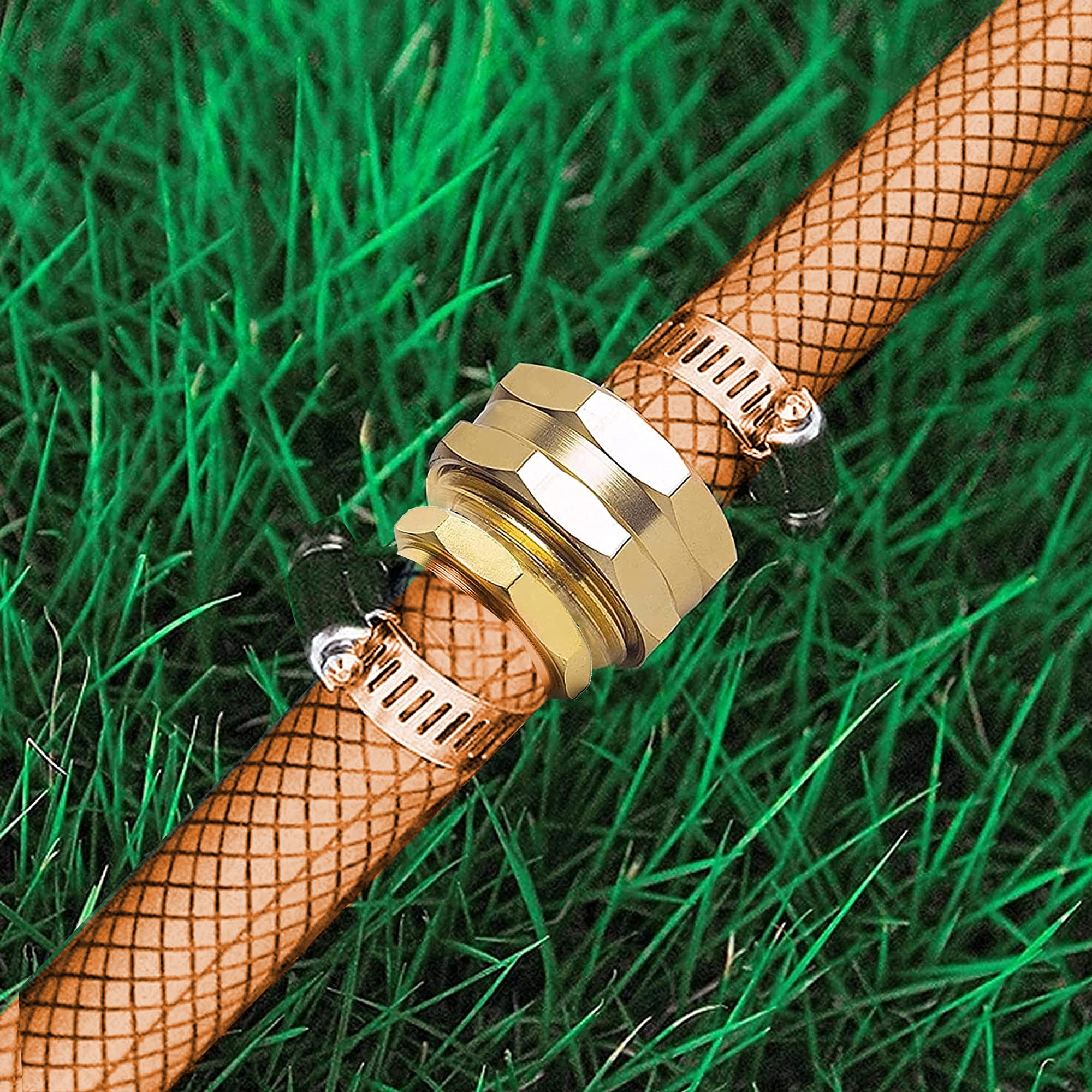 Xiny Tool garden hose setup in use demonstrating repair
