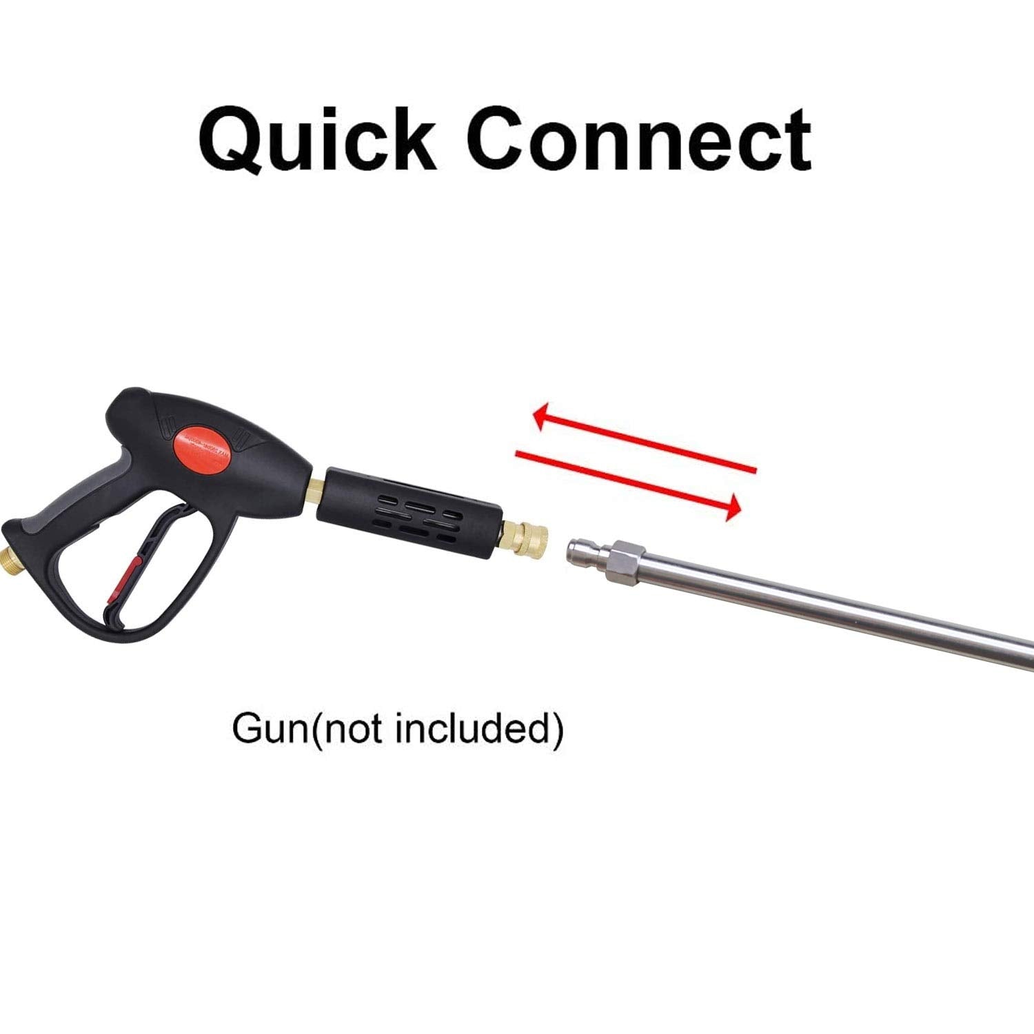 Xiny Tool one quarter inch quick-connect simplifies setup.